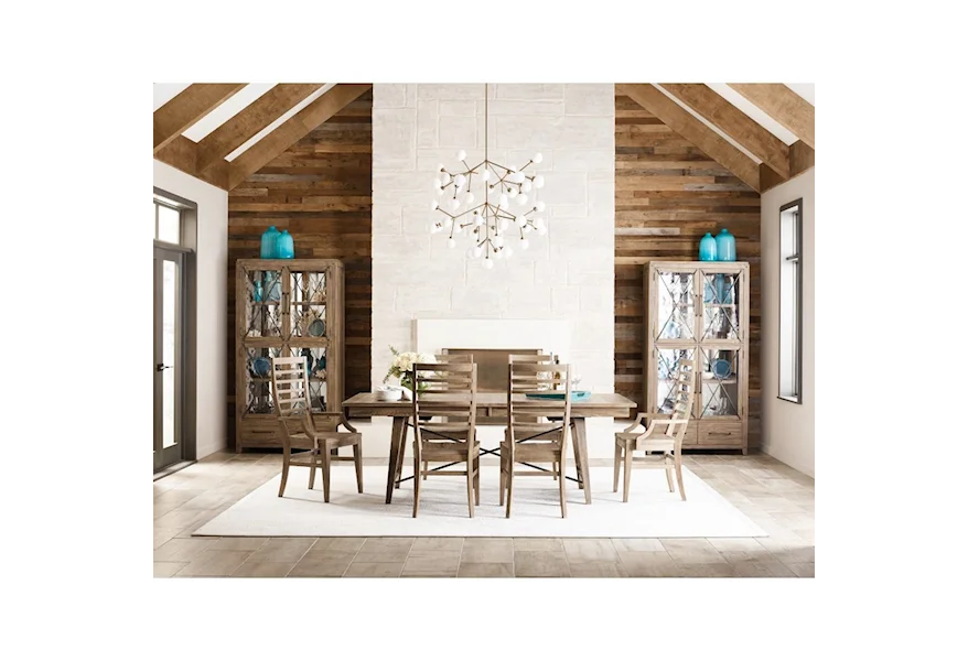 Modern Forge Formal Dining Room Group by Kincaid Furniture at Esprit Decor Home Furnishings